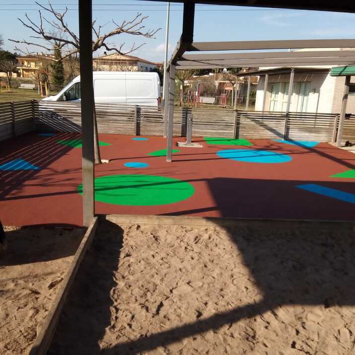 Terres de cautxú decorats